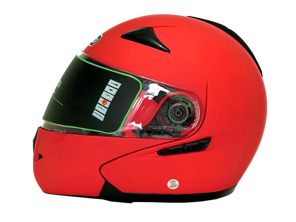 CASCO GALARDI DOT 803 ROJO MATE XL