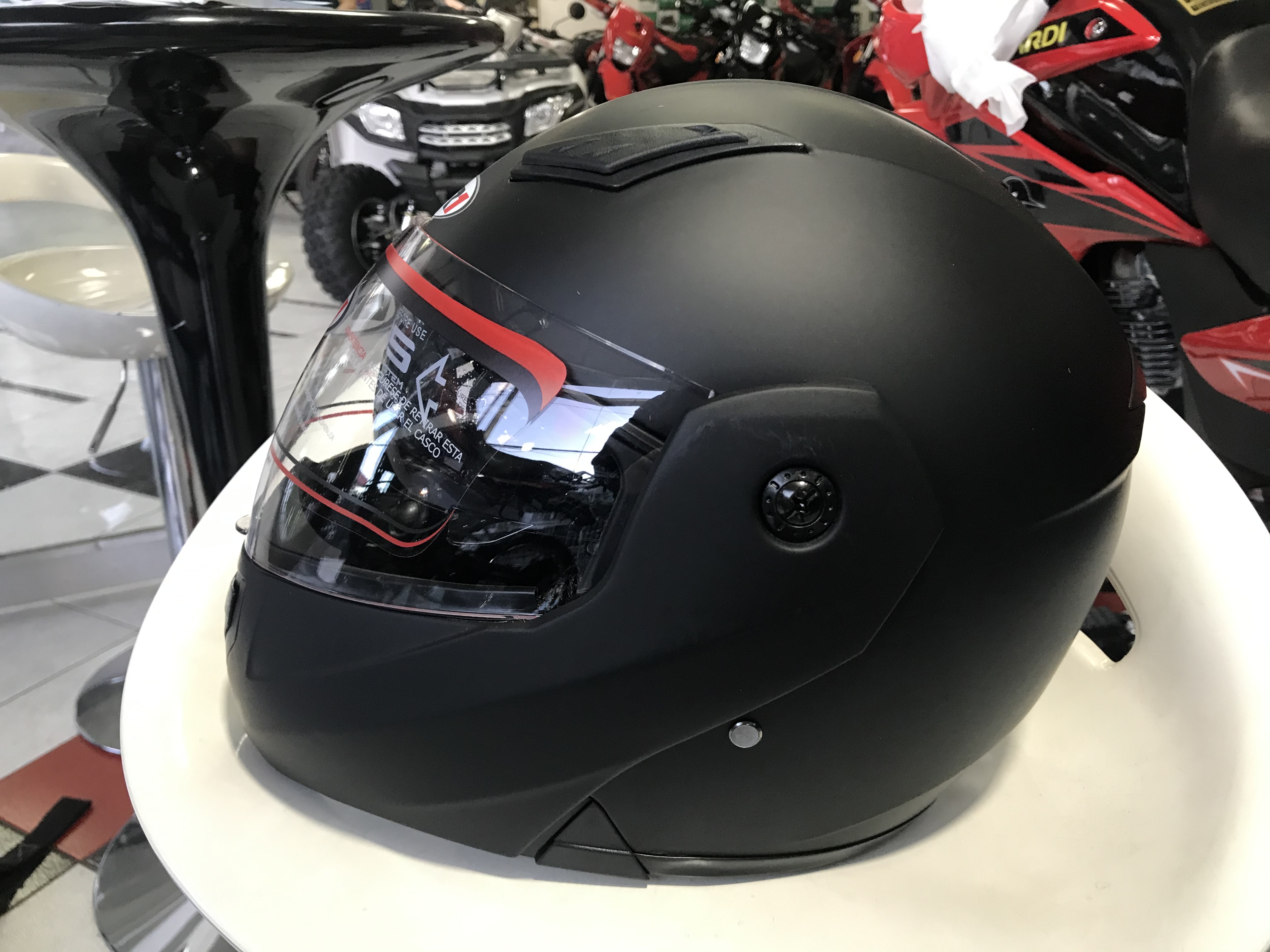 Casco CR1 C100DV Negro Mate L
