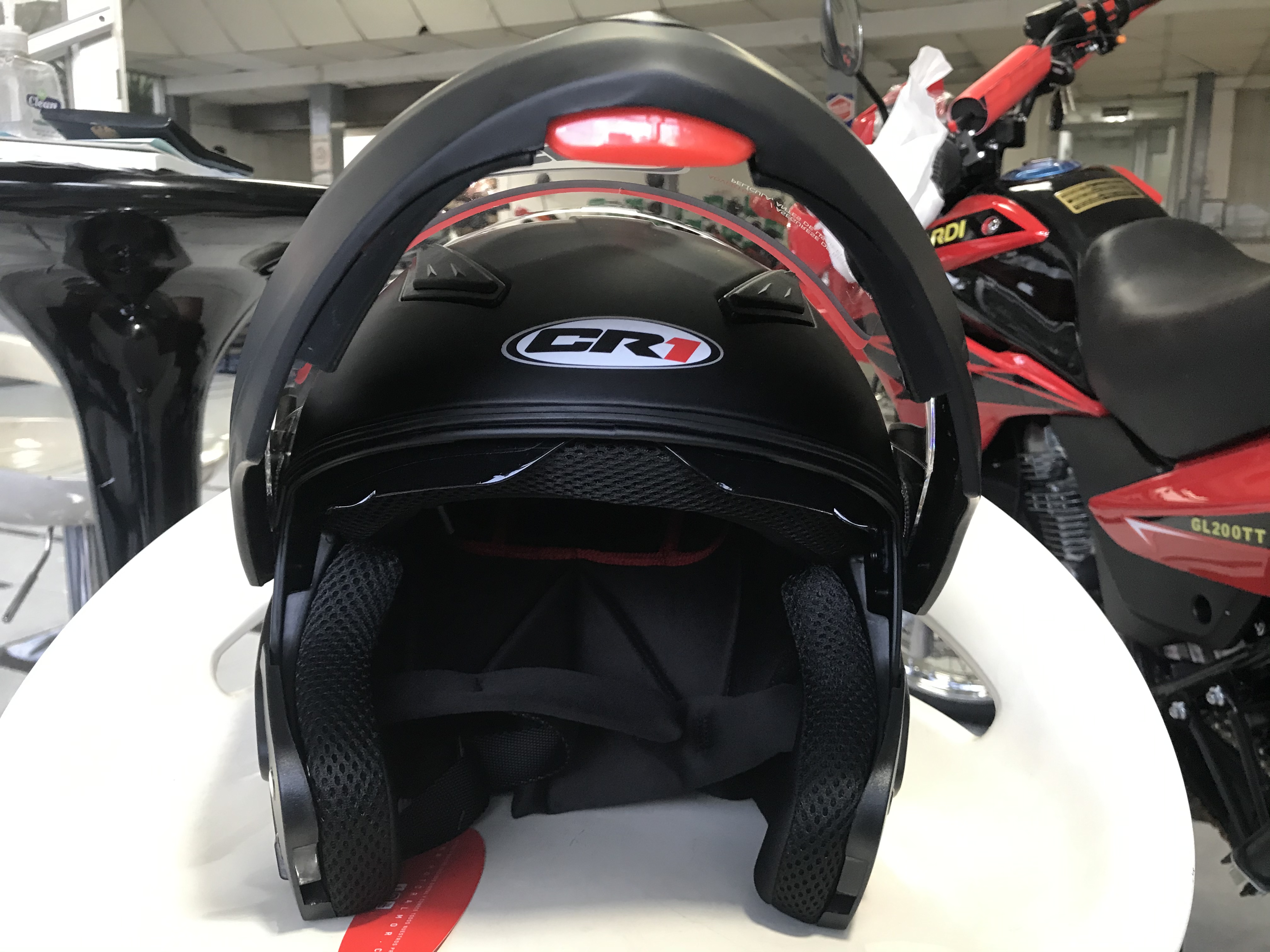 Casco CR1 C100DV Negro Mate L